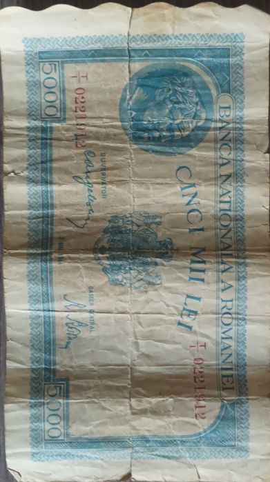 Bancnotă 5000 Lei, 1944
