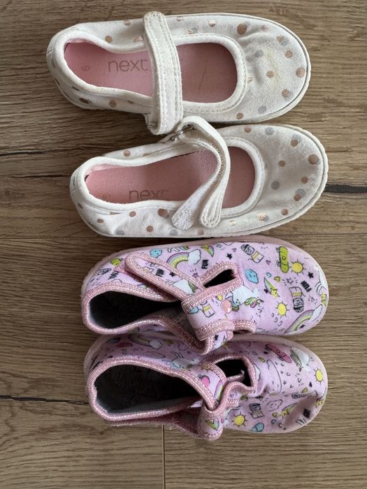 3 чифта детски пантофи, размер 22