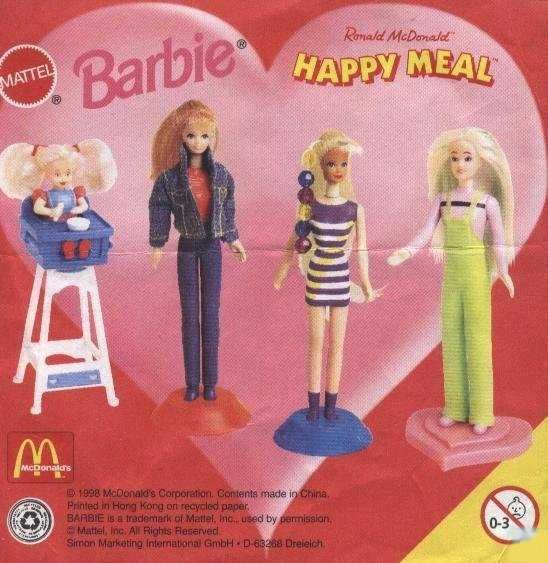 Barbie vintage 1998 McDonalds Happy Meal