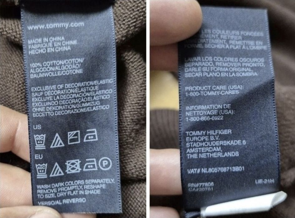 Pulover Tommy Hilfiger Premium Cotton, Bărbați, Maro, Mărimea XL