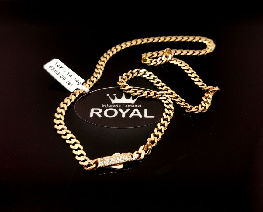 Bijuteria Royal lant din aur 14k 14.14 gr