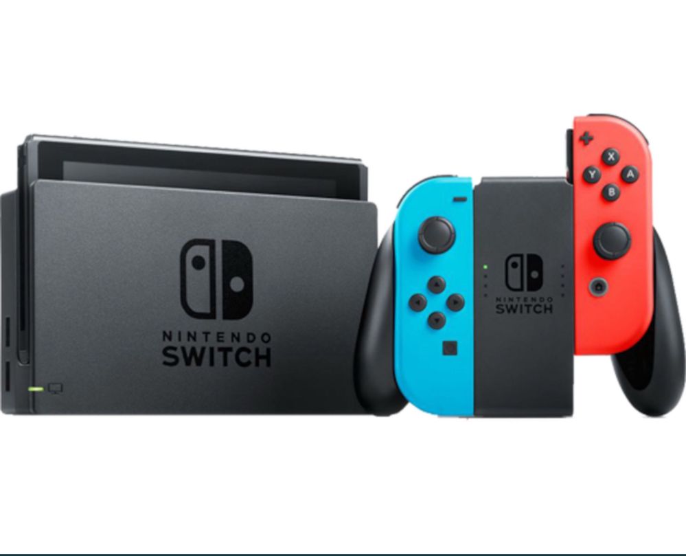 Consola jocuri nou sigilata nintendo switch v2 sports bundle + 12 luni