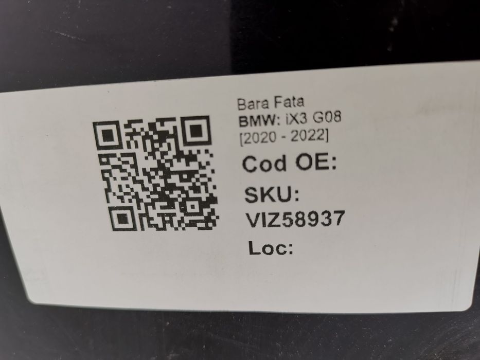 Предна броня БМВ iX3 / BMW iX3 G08 [ - ] М пакет Оригинална В добро съ