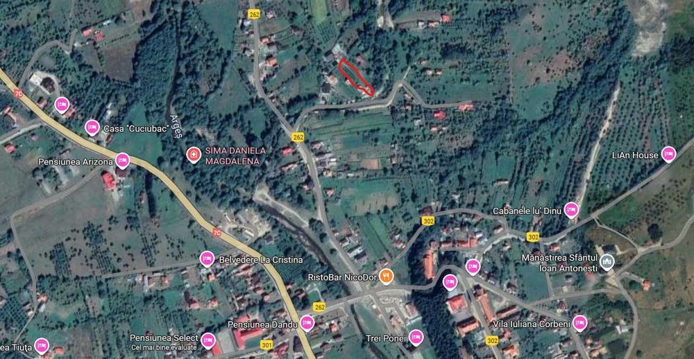 Vând teren intravilan Corbeni, Arges