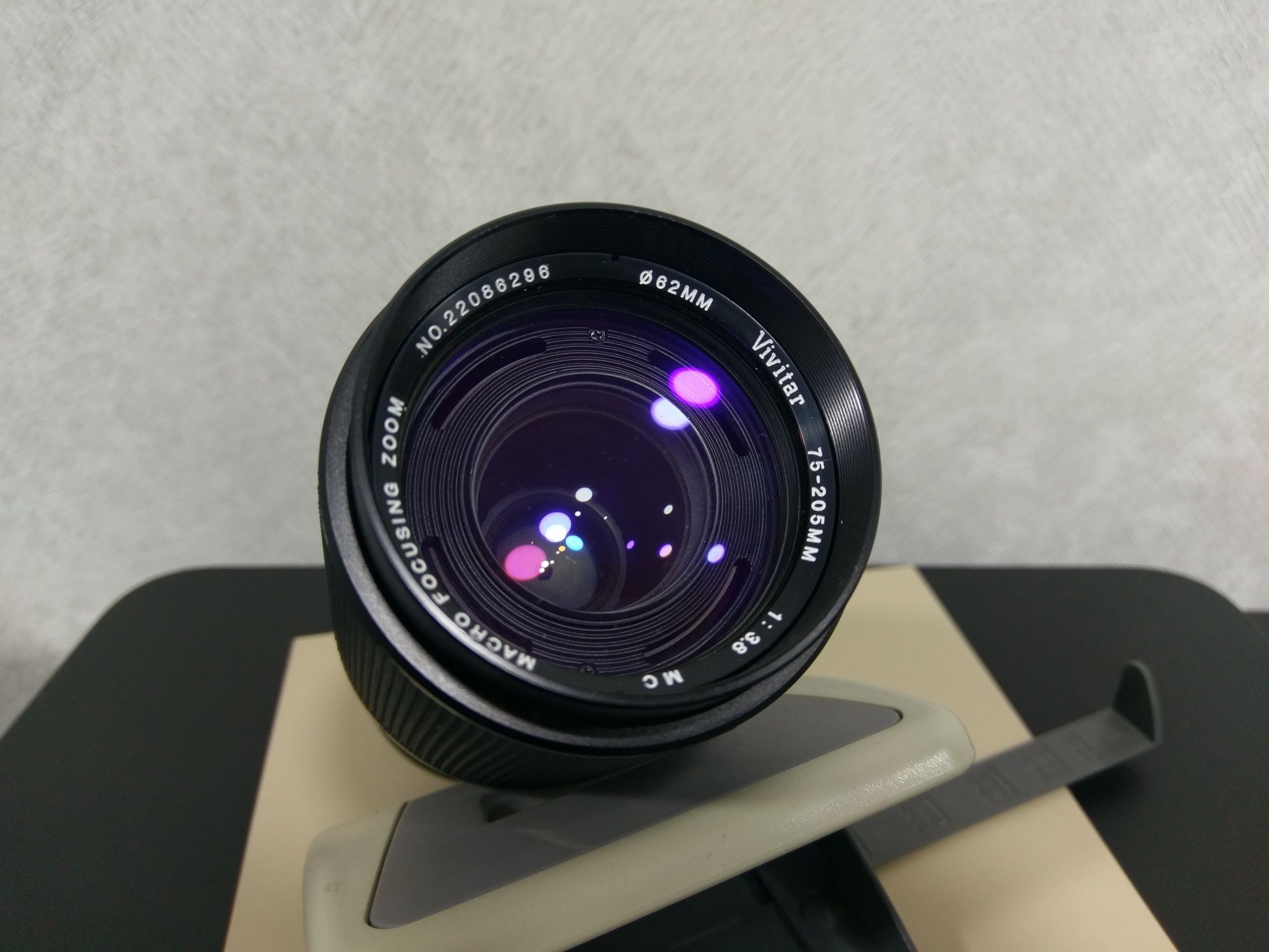 Светосильный макро зум объектив Vivitar 75-205, 1:3.8 для Pentax K