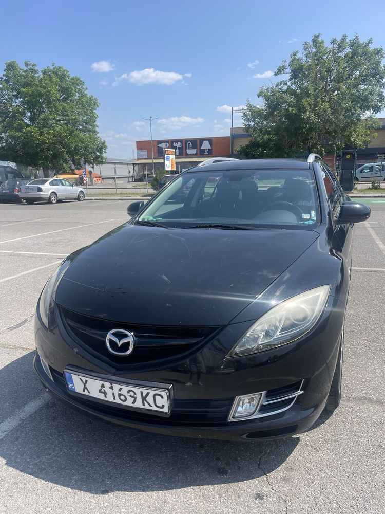 Mazda 6 черен металик в добро състояние