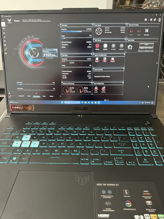 Laptop Gaming ASUS TUF A17 FA707RC