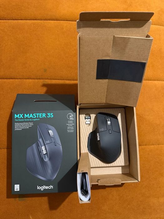 Mouse Wireless LOGITECH MX Master 3S Performance, 8000 dpi, silent