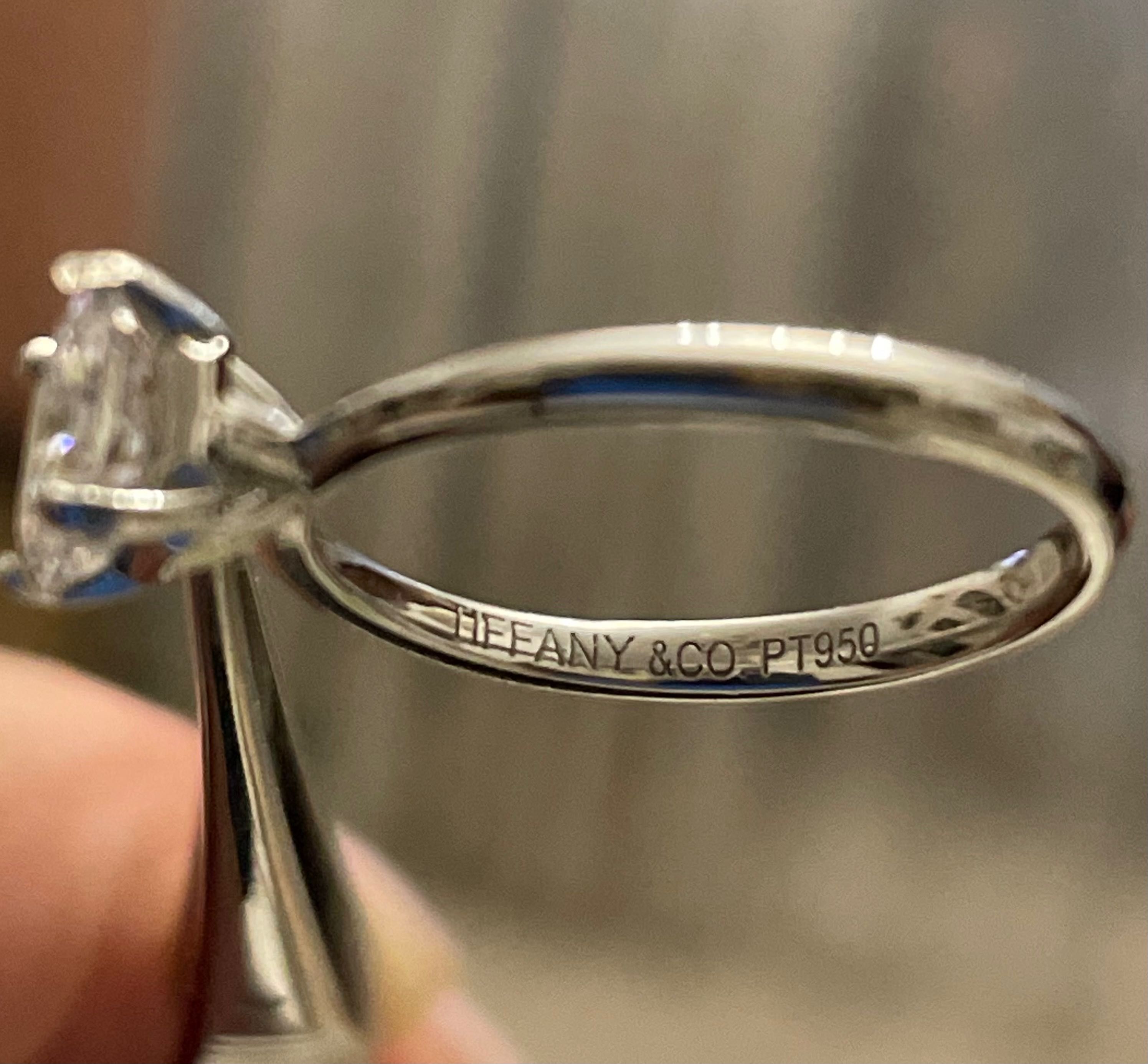 Дамски  пръстен модел Tiffany & Co, сребро, N 52