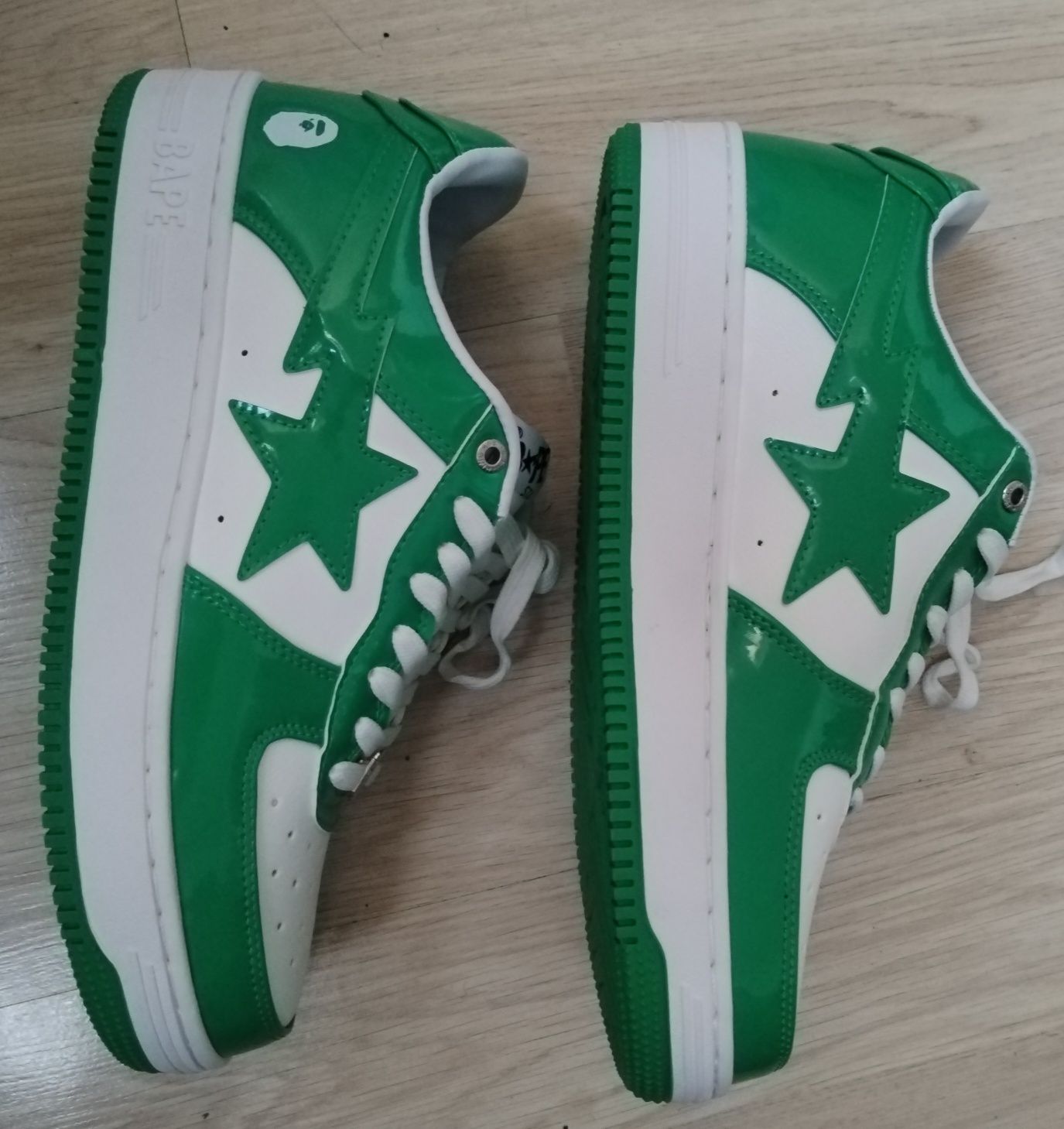 Bapesta зелени, чисто нови