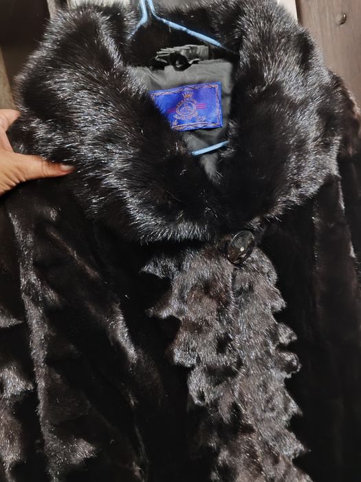 норковая шуба в идеальном состоянии