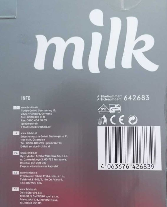 Espressor capsule Tchibo Cafissimo Milk 642483, nou/sigilat
