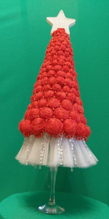 Интерьерная новогодняя елка hamdmade