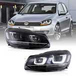 Комплект фарове с динамични мигачи за VW GOLF 6 2008 - 2012