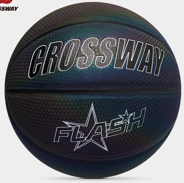 Баскетболна топка със светеща холографна повърхност