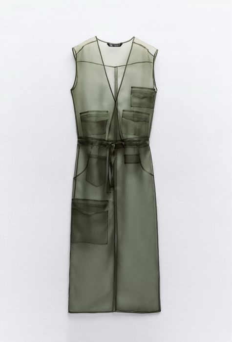 Рокля/ Тюл на марката Zara, S-размер