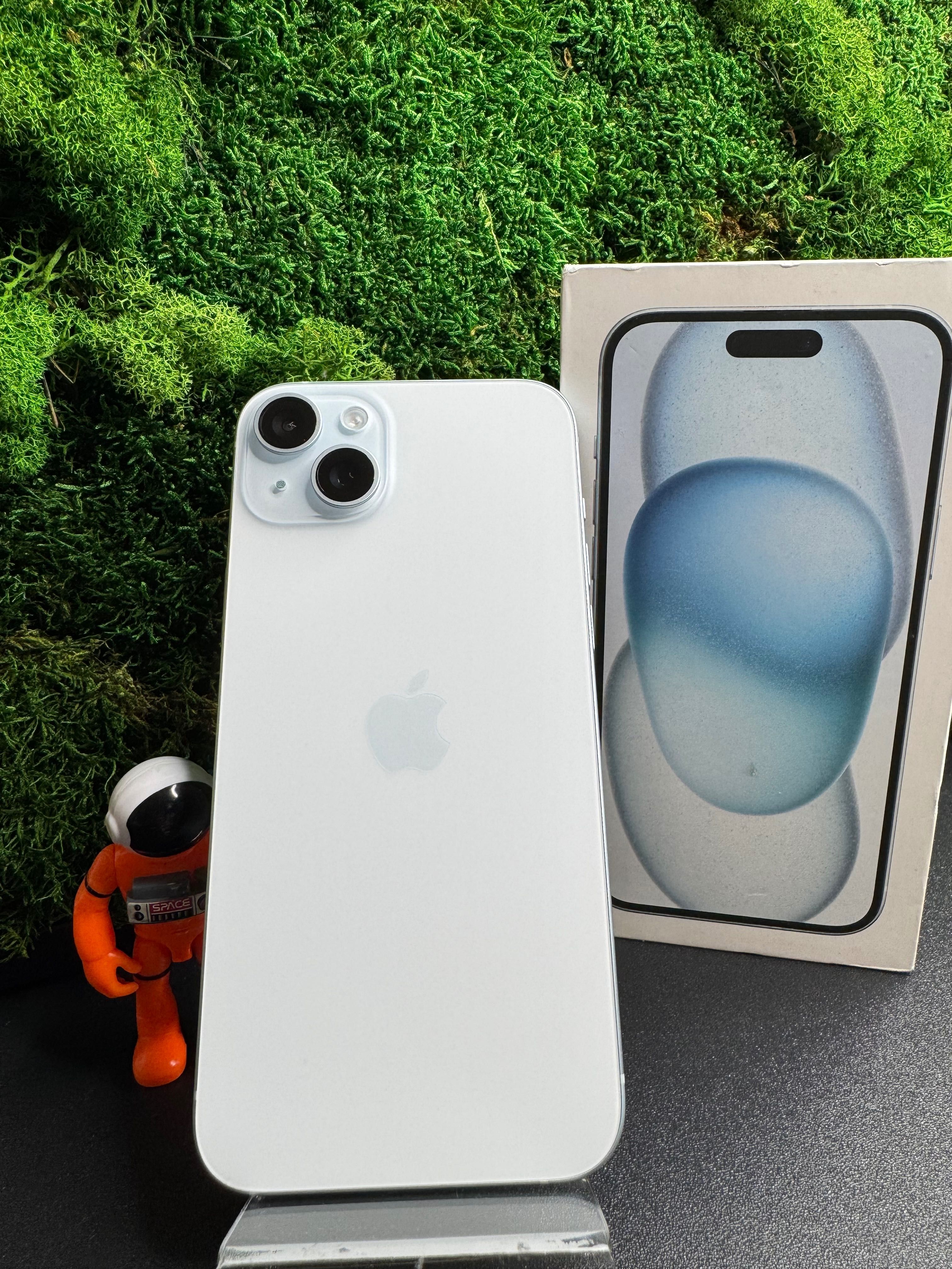 iPhone 15 Plus Blue Albastru 128GB 100% Baterie #7007