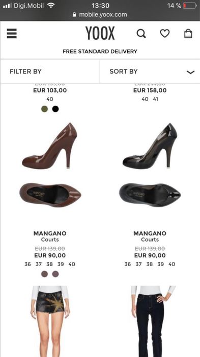 Lot pantofi firma, marimea 38 (4 perechi)