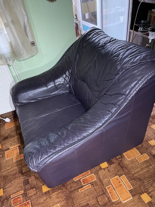 Fotoliu  canapea Piele