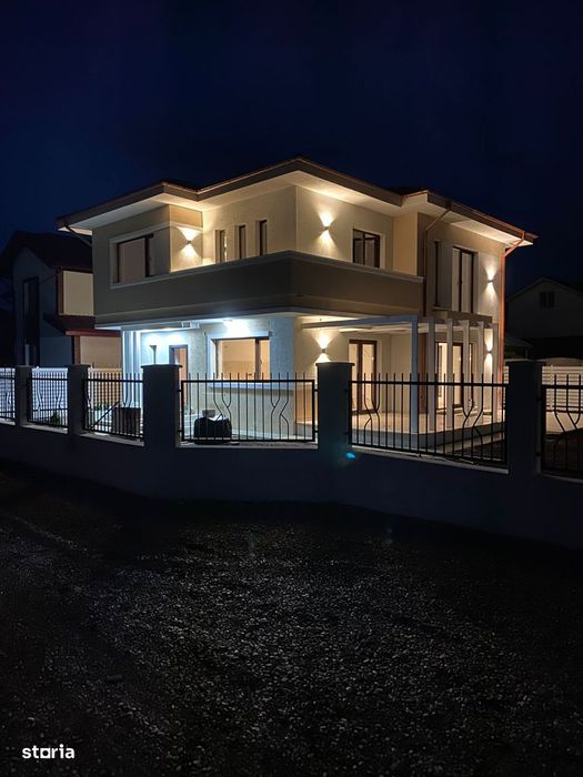 Casă de lux P+1E cu pod – proiect exclusiv în comuna Berceni