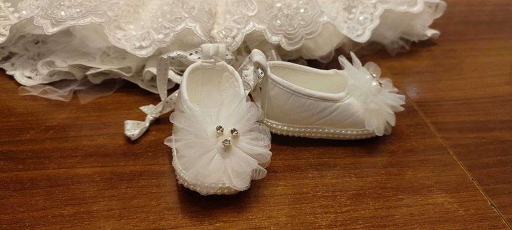 Rochite de ocazie/botez fetiță  3-6luni.