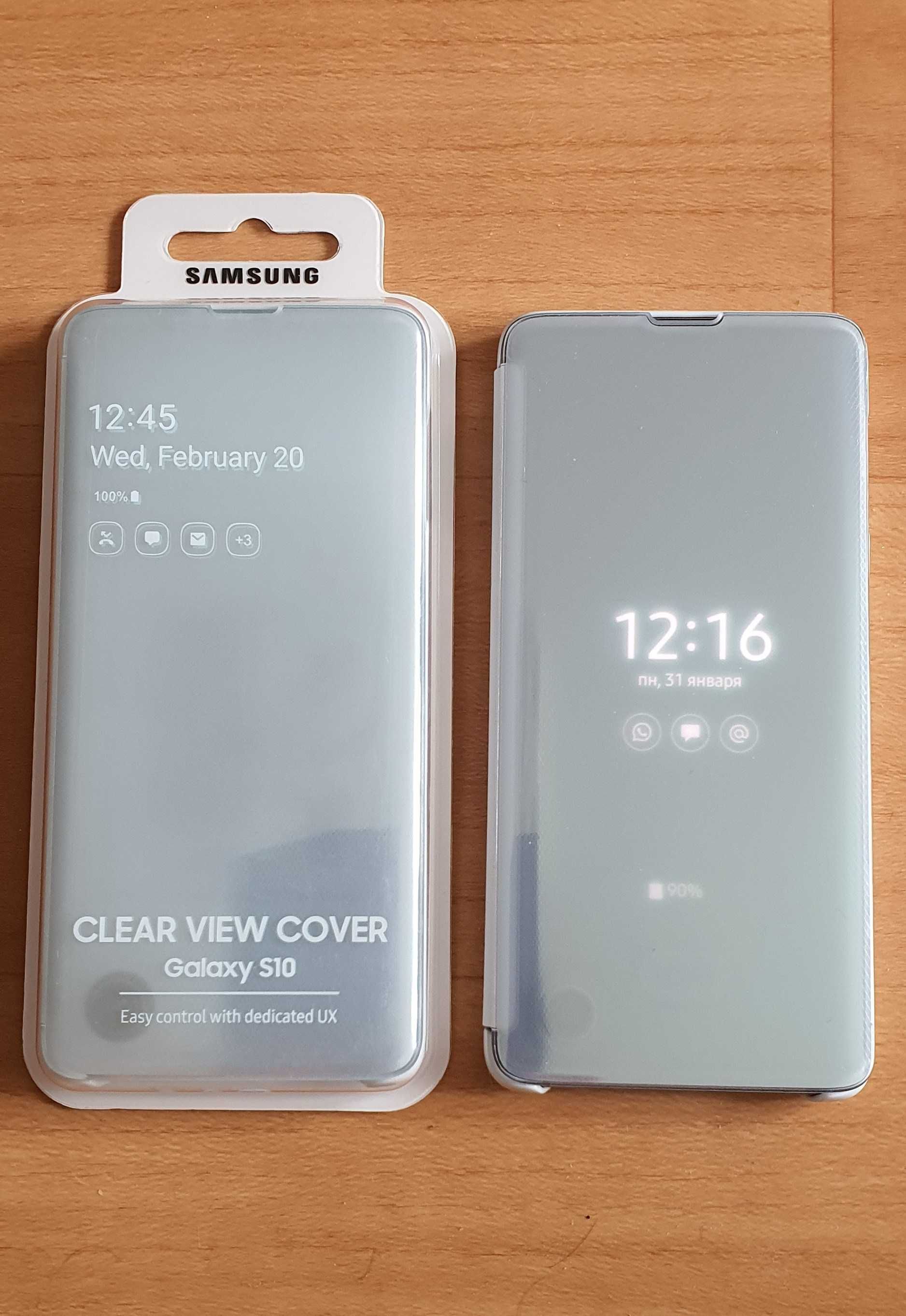 Оригинал. Чехол-книжка Clear View Cover S10 - Samsung.