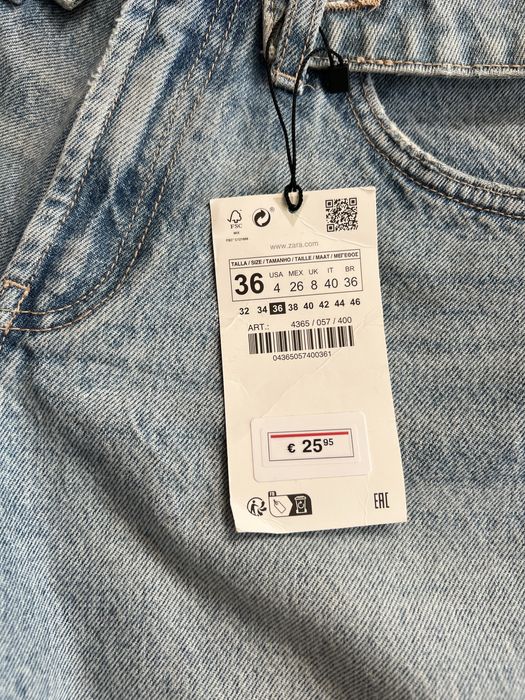 Чисто нови къси дънкови панталони Zara