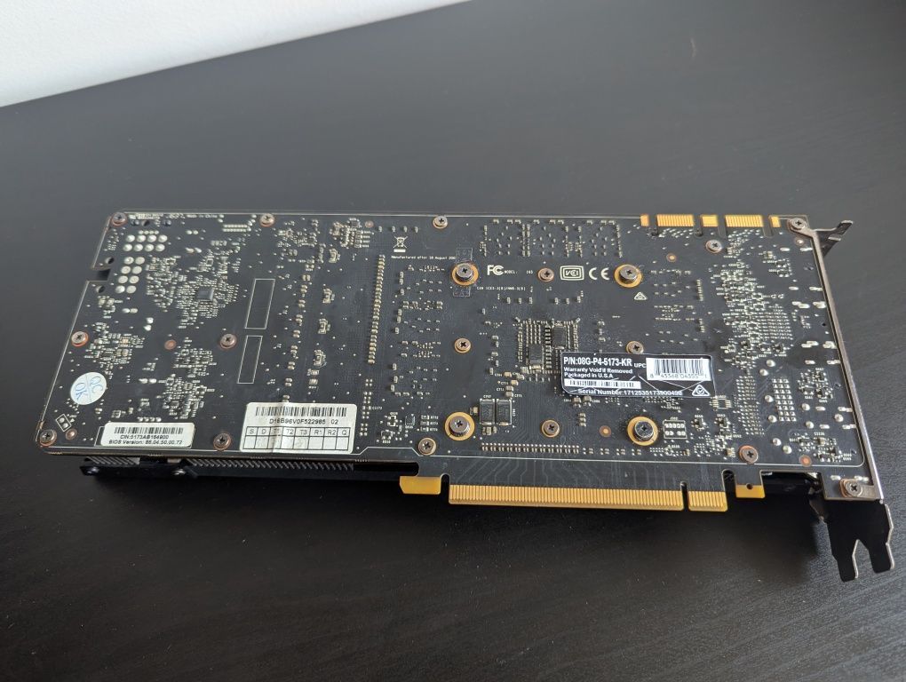 видеокарта EVGA GTX 1070 8gb