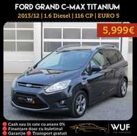 Ford Grand C-Max Titanium | 1.6 Diesel | 116 CP | EURO 5