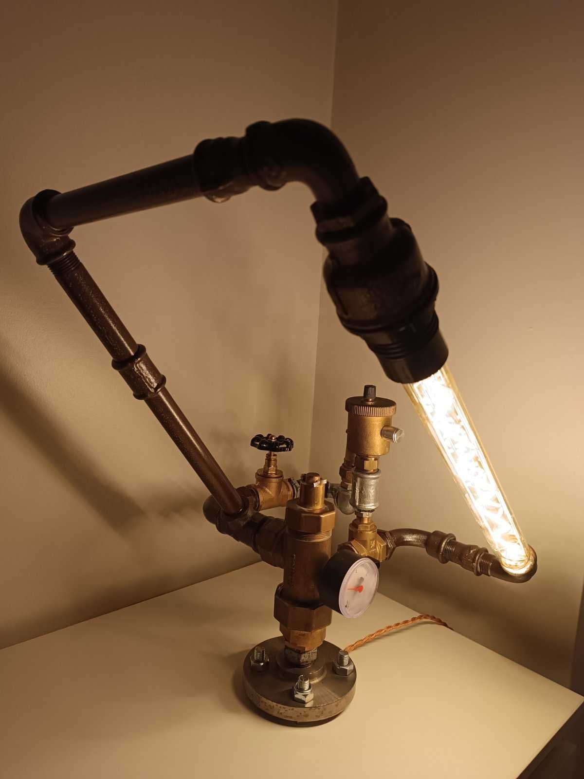 Винтидж ретро стиймпънк декоративна лампа vintage steampunk light