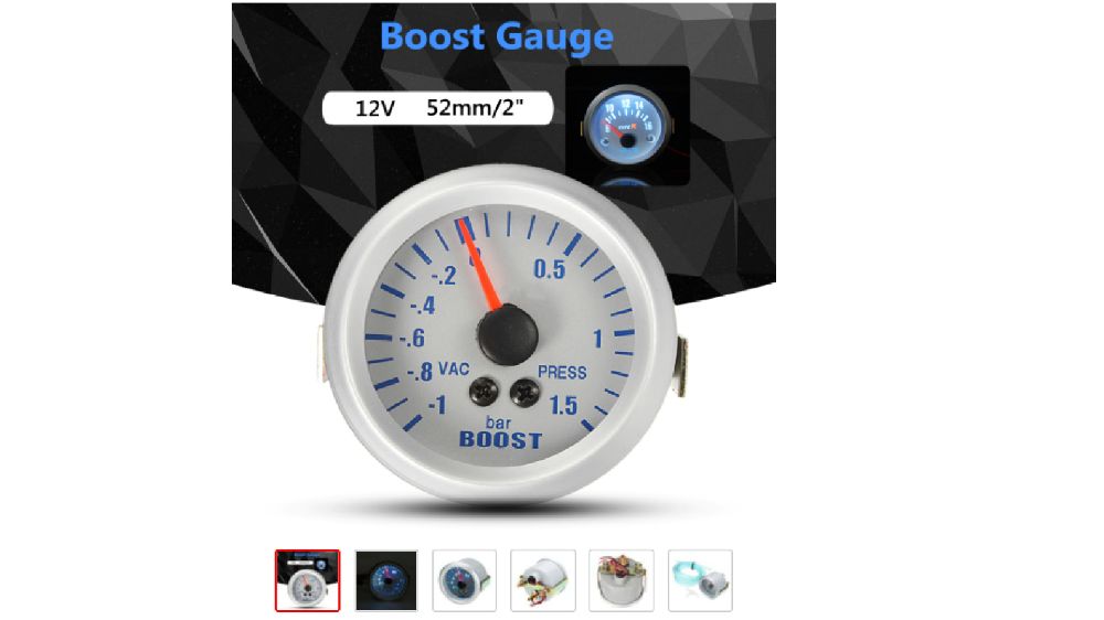 Boost meter boostmeter буст метър буустметър 0-1.5 бара 52мм механичен