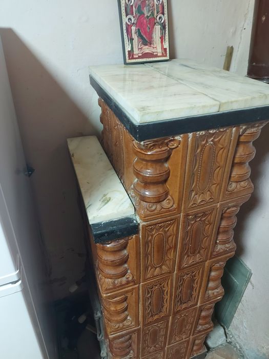 Frigider clasa A +  Aragaz Zanussi și Sobă Teracotă