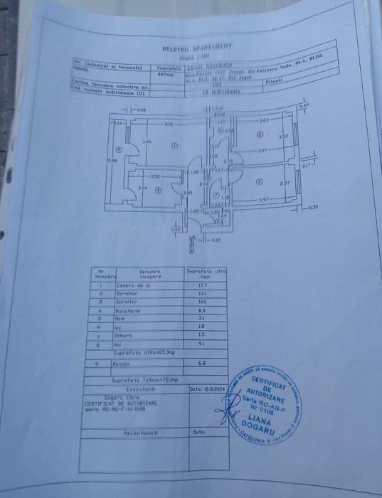 Apartament 3 camere, Craiovei, decomandat, Pitesti (proprietar)