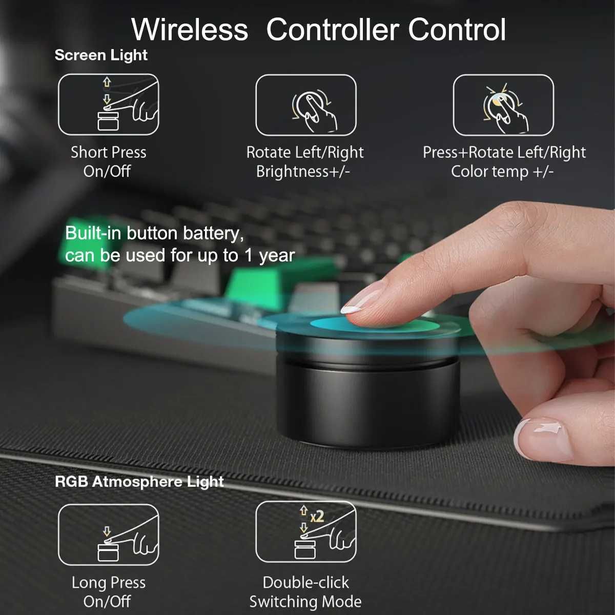 Light bar pentru monitoare curbate