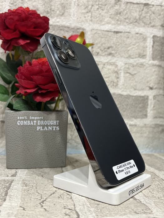  Carcasă iPhone 13 Pro Max NEAGRĂ (Originală) 