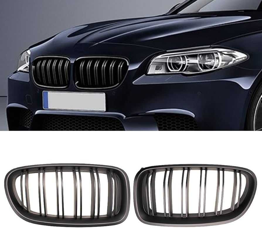 BMW M5 F10 F11 Двойни Бъбреци 2010-16 БМВ Черни Piano Black 5 серия