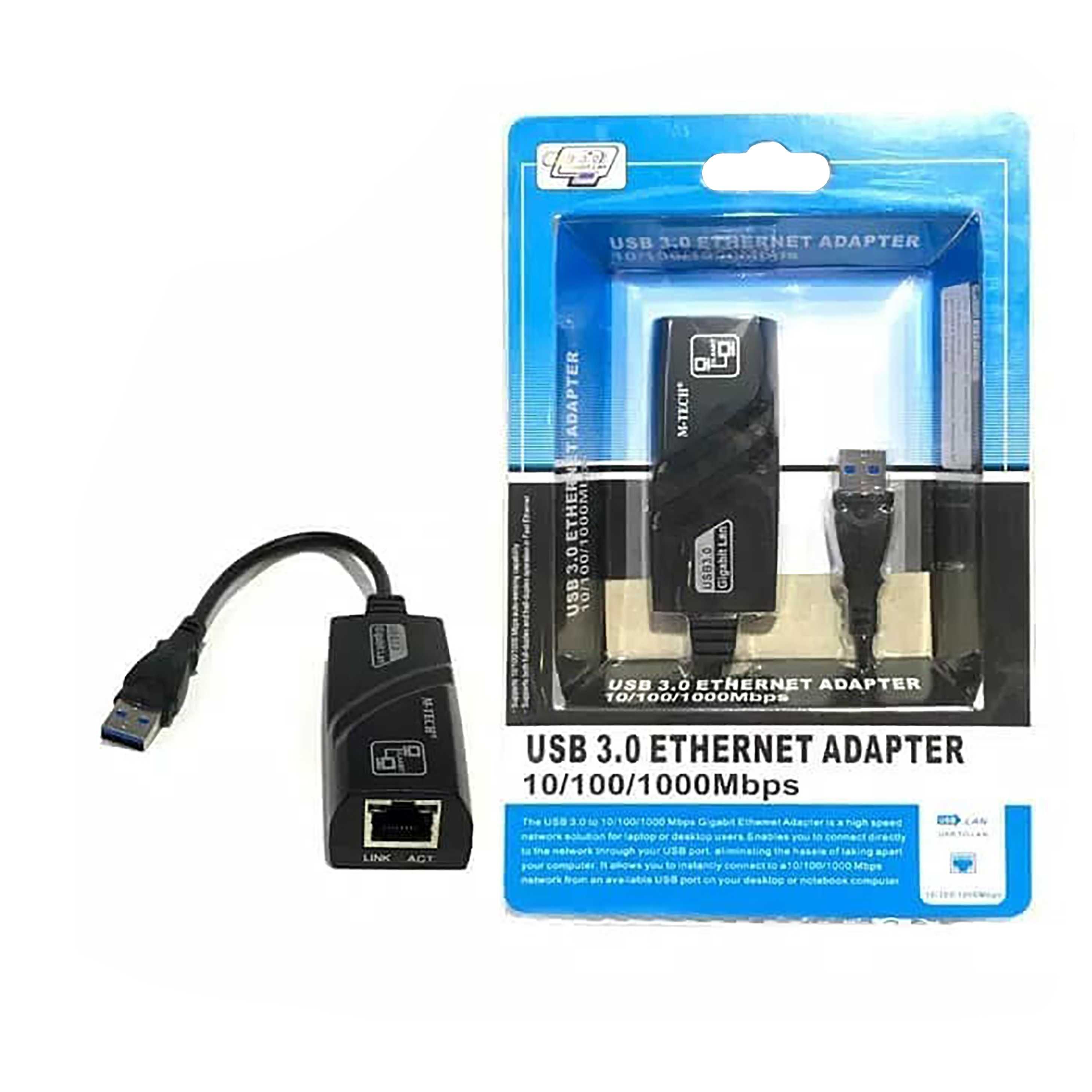 Новая сетевая карта USB 3.0 - LAN Gigabit (RJ45, Ethernet, 1000 Mbps)
