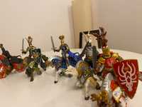 Set 7 figurine cavaleri  papo (ca schleich)