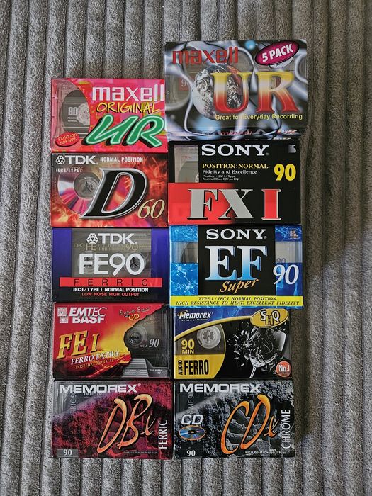 18 Casete Audio de Colectie TDK BASF Sony