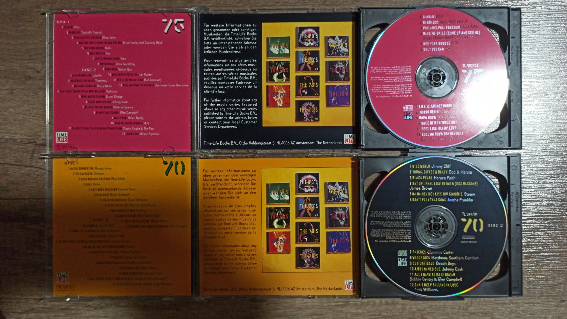 Lot 4 CDuri duble The Collection of the 70s (8CD)