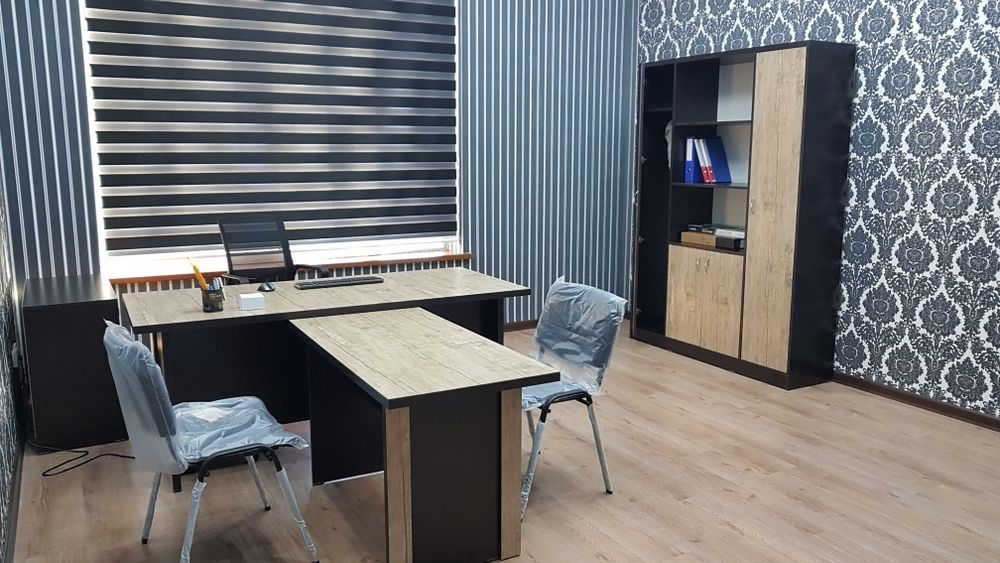 Мебель, офисная, цвет орех, бежевый,