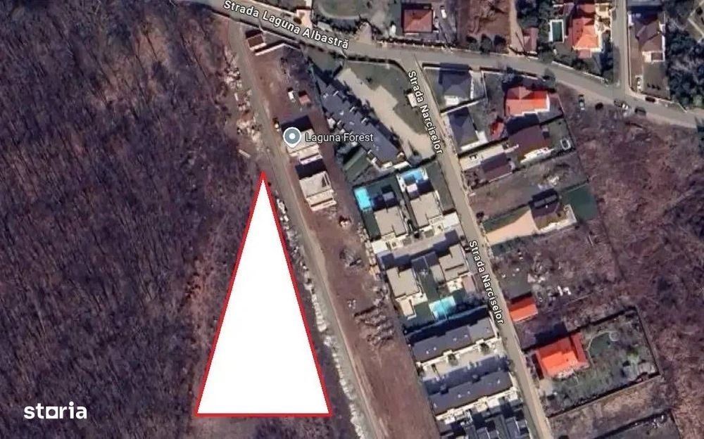 Teren Unic în Corbeanca – Laguna Albastră | Deschidere la Pădure