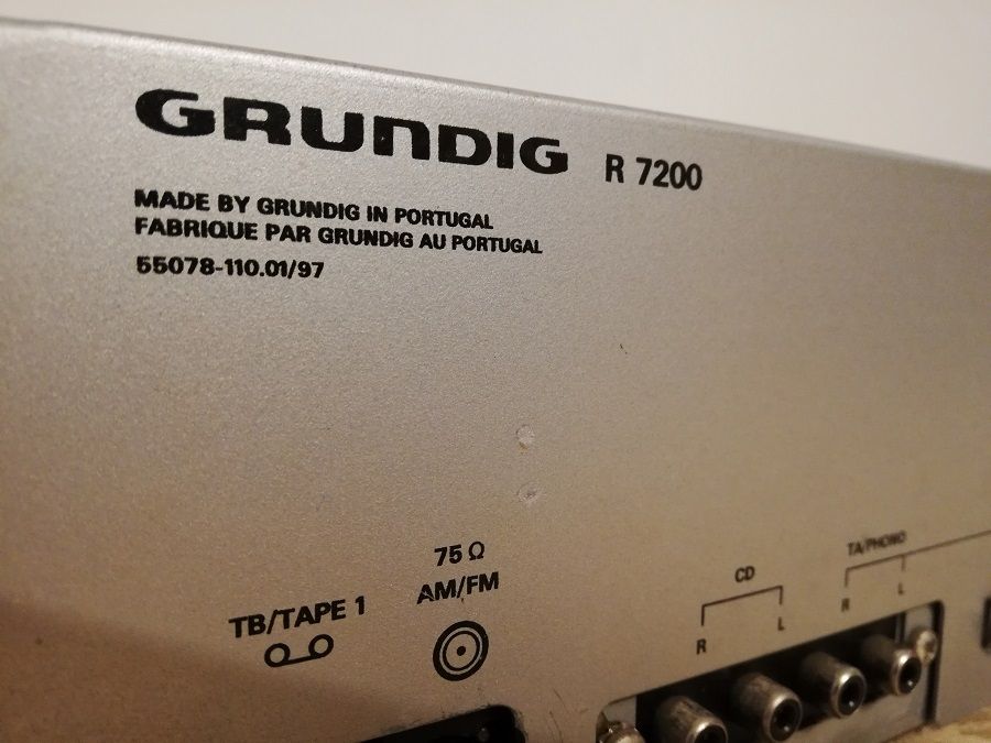 Amplificator/Tuner Stereo GRUNDIG R 7200 - RAR/Vintage/RFG/Perfect