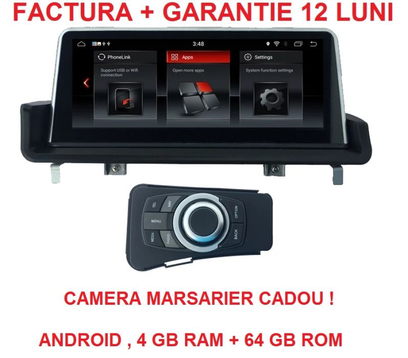 Navigatie Bmw Seria 3 E90 E91 E92 , Android , 4GB Ram , Noua Garantie