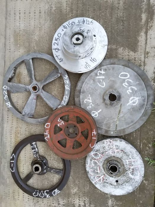 Fulie oțel, fonta, aluminiu