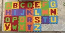 Covoras puzzle din spuma pt bebelusi Babyono