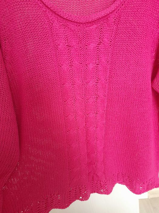 Pulover dama roz fucsia