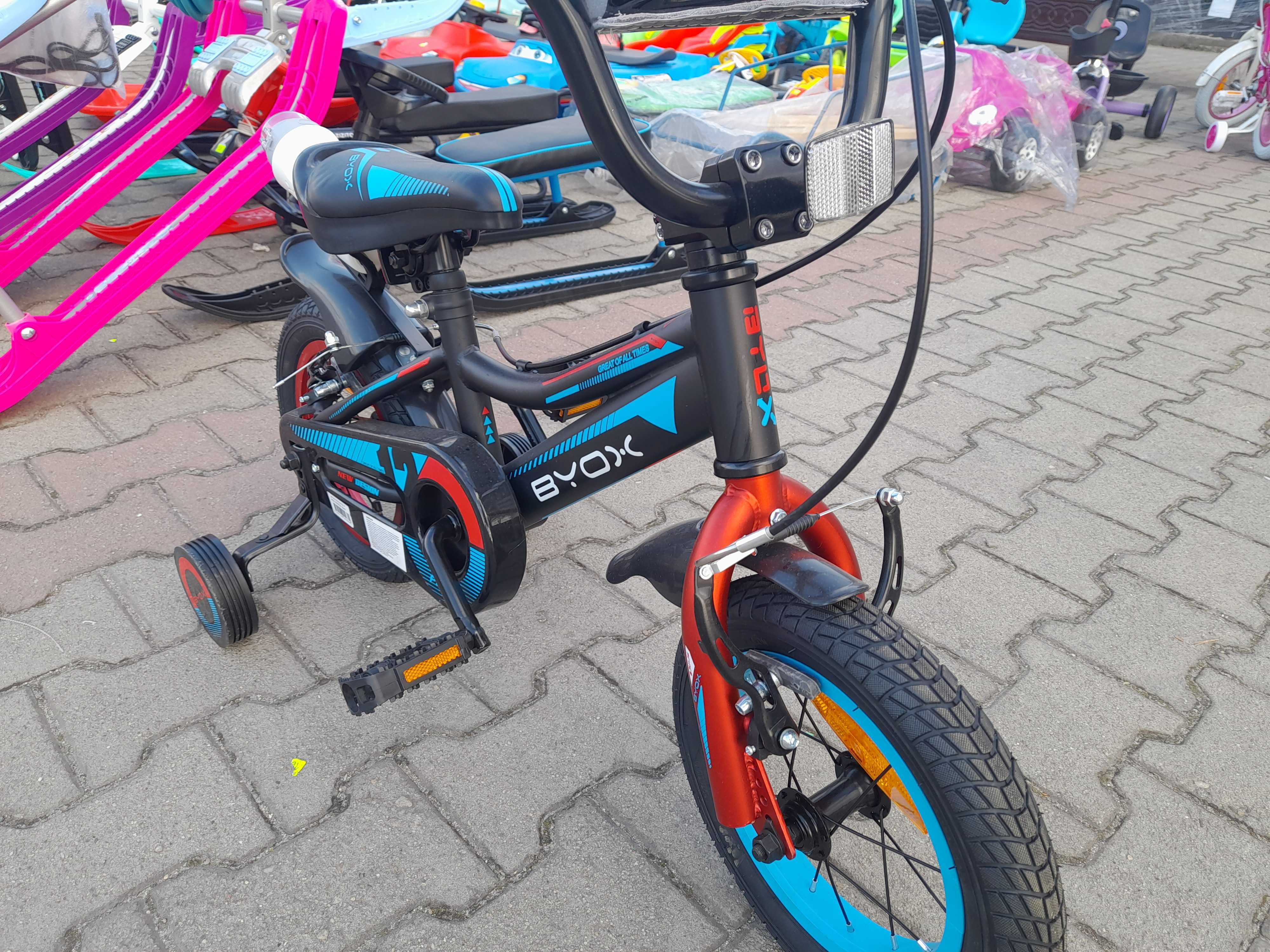 BYOX Детско колело 12" PRINCE черен