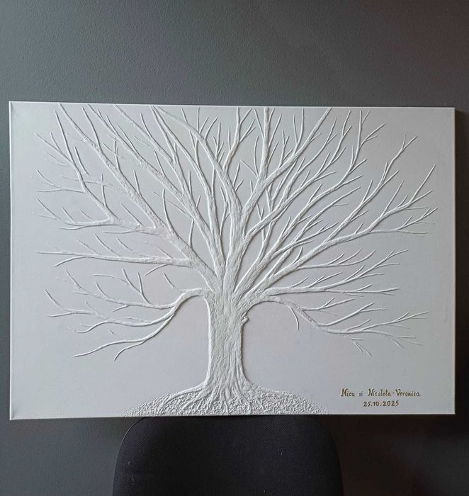 Tablou canvas pictura texturata - 3D, pomul vietii