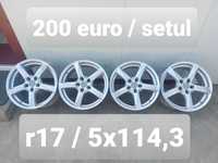 Jante aluminiu r17 / Renault Dacia Nissan Kia Hyundai Mazda/ 5x114,3